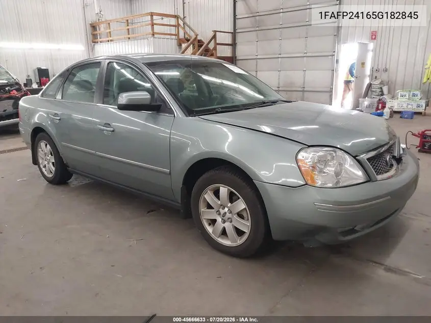 2005 Ford Five Hundred Sel VIN: 1FAFP24165G182845 Lot: 45666633