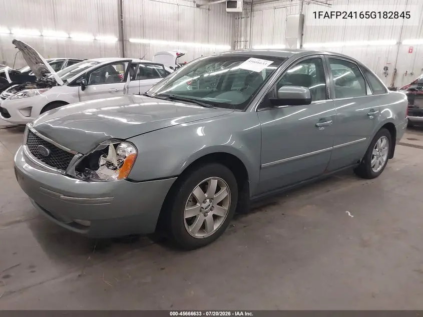 2005 Ford Five Hundred Sel VIN: 1FAFP24165G182845 Lot: 45666633
