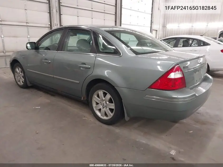 2005 Ford Five Hundred Sel VIN: 1FAFP24165G182845 Lot: 45666633