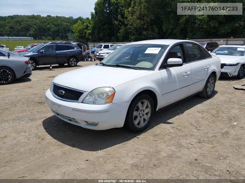 2006 Ford Five Hundred Sel VIN: 1FAFP24176G147233 Lot: 45397057