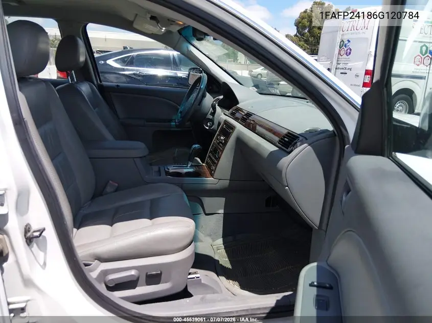 2006 Ford Five Hundred Sel VIN: 1FAFP24186G120784 Lot: 45539061
