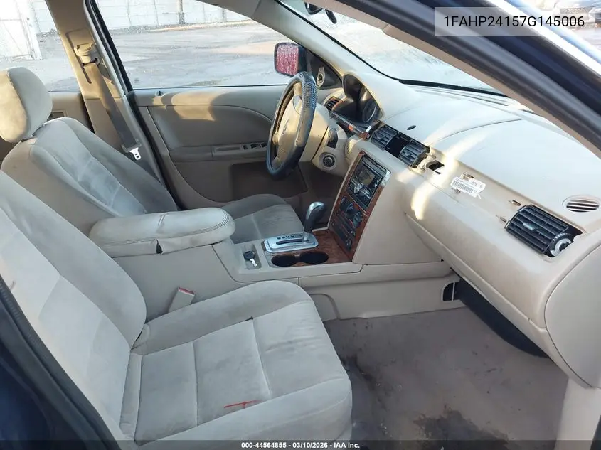 2007 Ford Five Hundred Sel VIN: 1FAHP24157G145006 Lot: 44564855