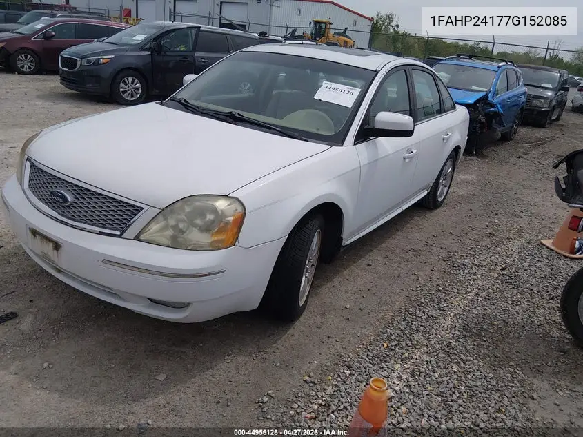 2007 Ford Five Hundred Sel VIN: 1FAHP24177G152085 Lot: 44956126