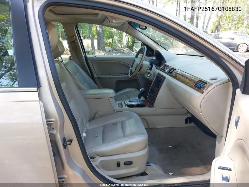 2007 Ford Five Hundred Limited VIN: 1FAFP25167G108830 Lot: 45195129