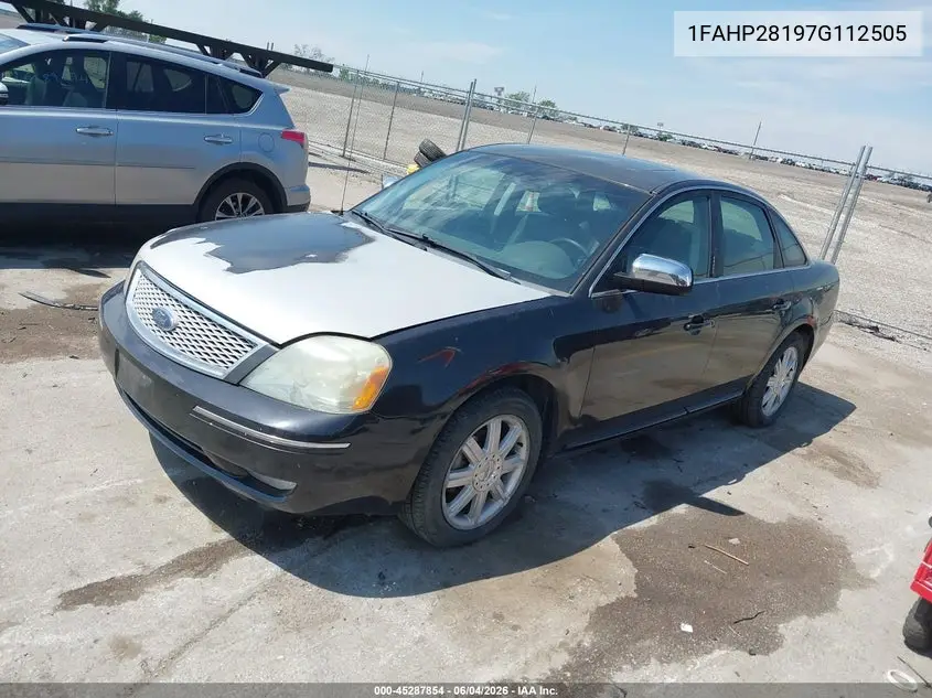 2007 Ford Five Hundred Limited VIN: 1FAHP28197G112505 Lot: 45287854