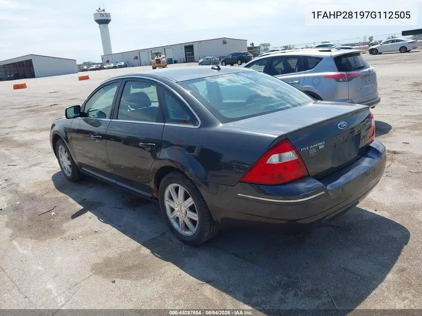 2007 Ford Five Hundred Limited VIN: 1FAHP28197G112505 Lot: 45287854