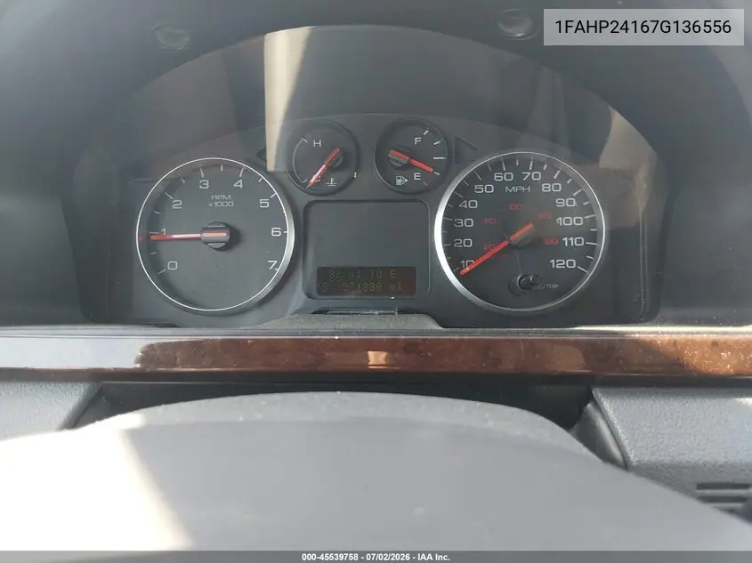 2007 Ford Five Hundred Sel VIN: 1FAHP24167G136556 Lot: 45539758