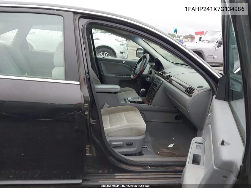2007 Ford Five Hundred Sel VIN: 1FAHP241X7G134986 Lot: 45579341