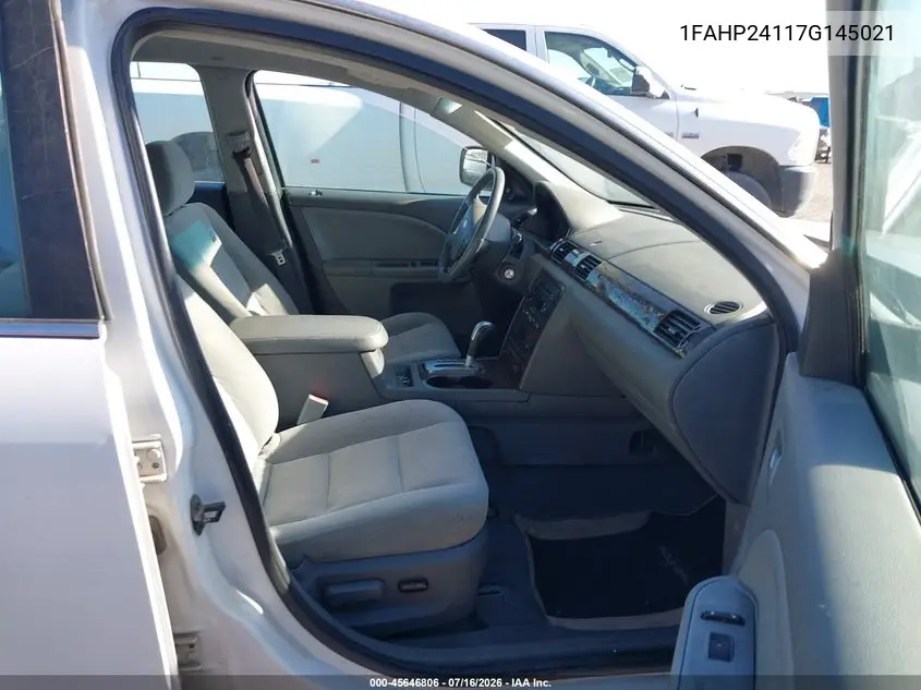 2007 Ford Five Hundred Sel VIN: 1FAHP24117G145021 Lot: 45646806