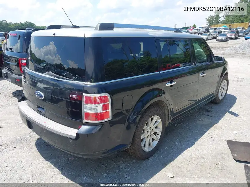 2009 Ford Flex Sel VIN: 2FMDK52C19BA12116 Lot: 45351405