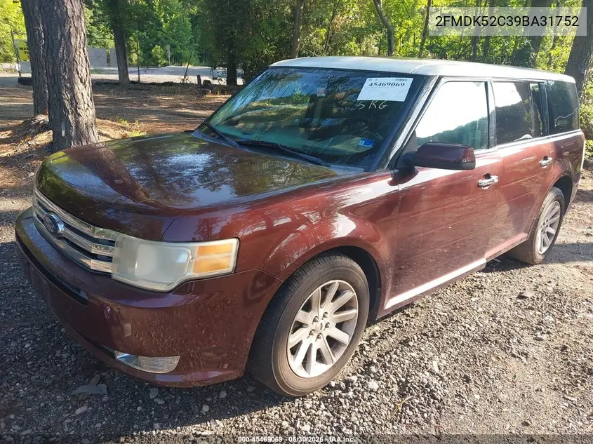 2009 Ford Flex Sel VIN: 2FMDK52C39BA31752 Lot: 45469069