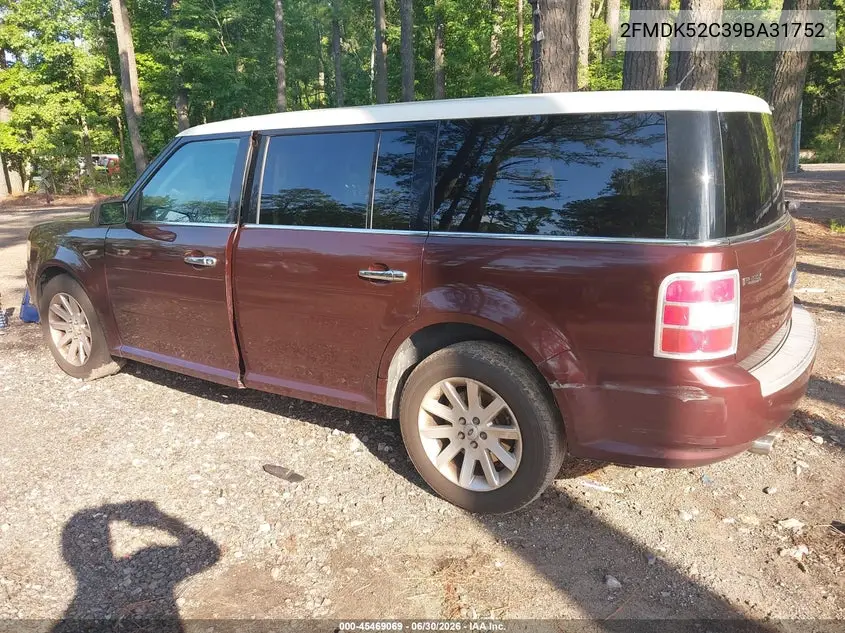 2009 Ford Flex Sel VIN: 2FMDK52C39BA31752 Lot: 45469069