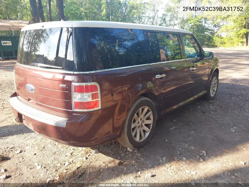 2009 Ford Flex Sel VIN: 2FMDK52C39BA31752 Lot: 45469069
