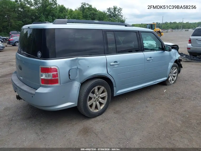 2009 Ford Flex Se VIN: 2FMDK51C39BA58256 Lot: 45557538