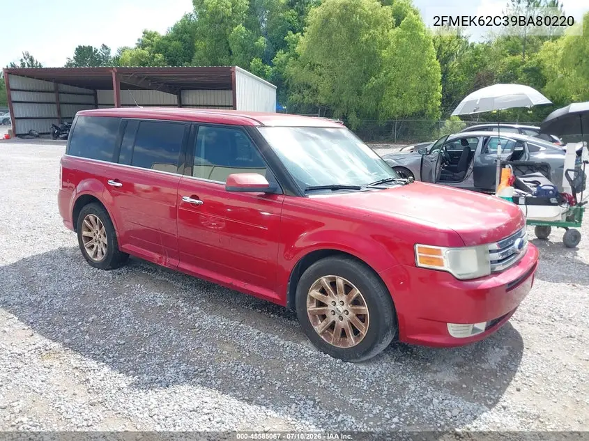 2009 Ford Flex Sel VIN: 2FMEK62C39BA80220 Lot: 45585067