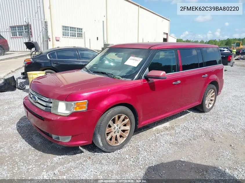 2009 Ford Flex Sel VIN: 2FMEK62C39BA80220 Lot: 45585067