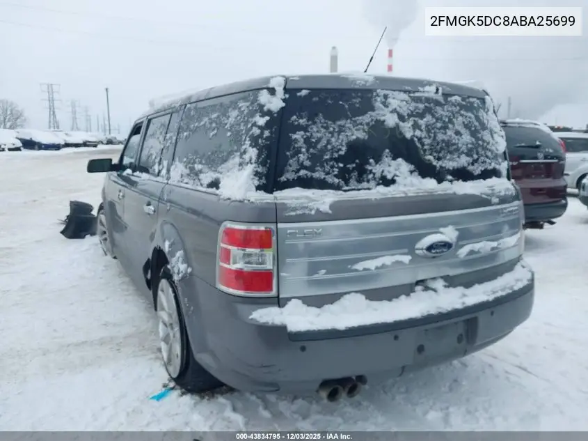 2FMGK5DC8ABA25699 2010 Ford Flex Limited