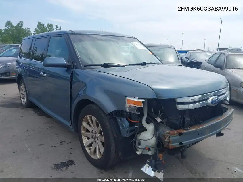2010 Ford Flex Sel VIN: 2FMGK5CC3ABA99016 Lot: 45472236