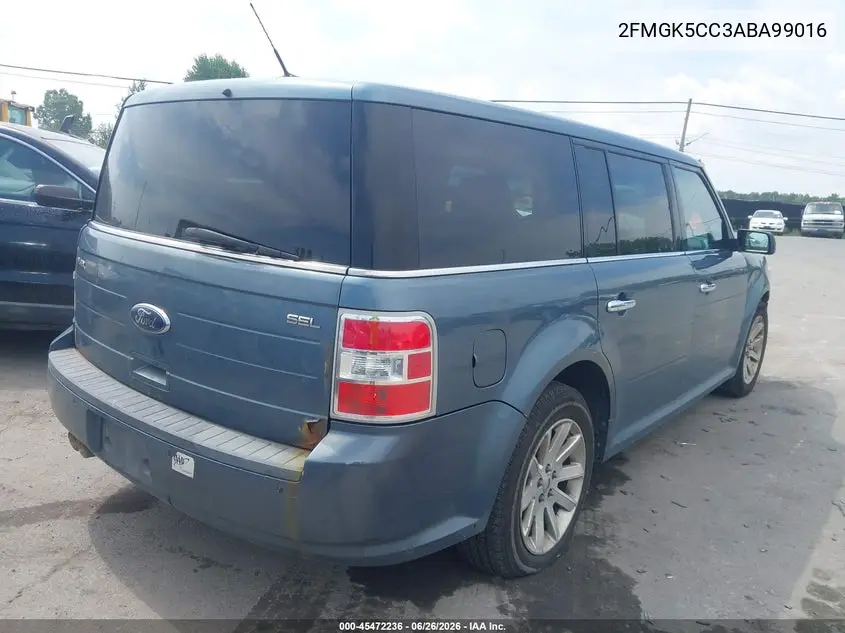 2010 Ford Flex Sel VIN: 2FMGK5CC3ABA99016 Lot: 45472236