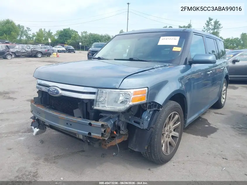 2010 Ford Flex Sel VIN: 2FMGK5CC3ABA99016 Lot: 45472236