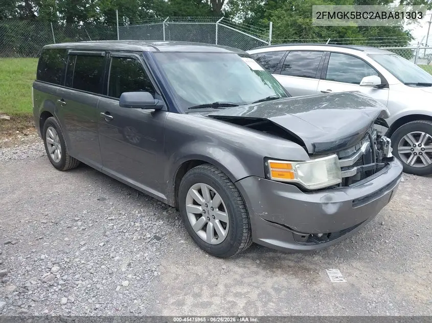 2010 Ford Flex Se VIN: 2FMGK5BC2ABA81303 Lot: 45475965