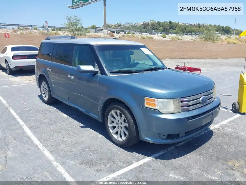 2010 Ford Flex Sel VIN: 2FMGK5CC6ABA87958 Lot: 45501050