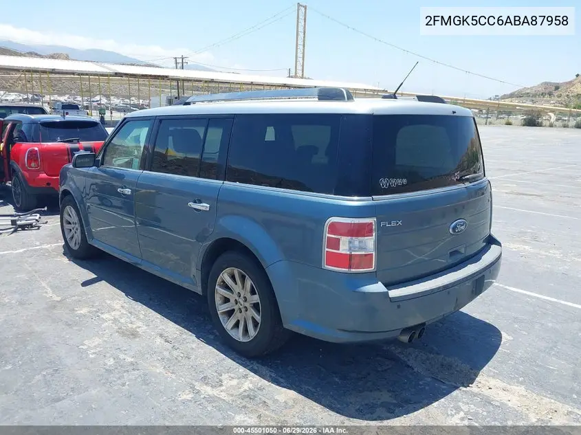2010 Ford Flex Sel VIN: 2FMGK5CC6ABA87958 Lot: 45501050