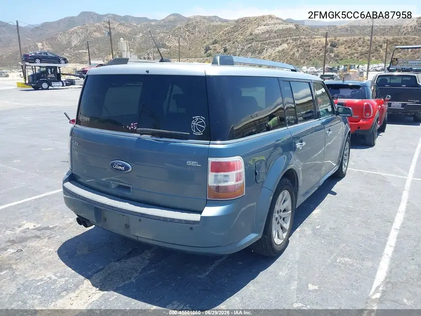 2010 Ford Flex Sel VIN: 2FMGK5CC6ABA87958 Lot: 45501050