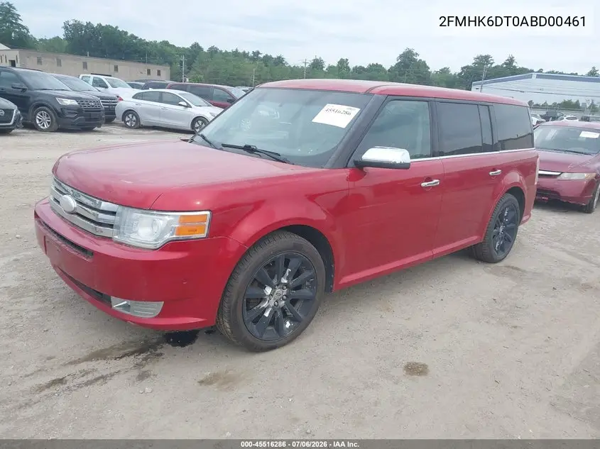 2010 Ford Flex Limited VIN: 2FMHK6DT0ABD00461 Lot: 45516286