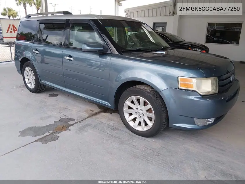 2010 Ford Flex Sel VIN: 2FMGK5CC0ABA77250 Lot: 45551348