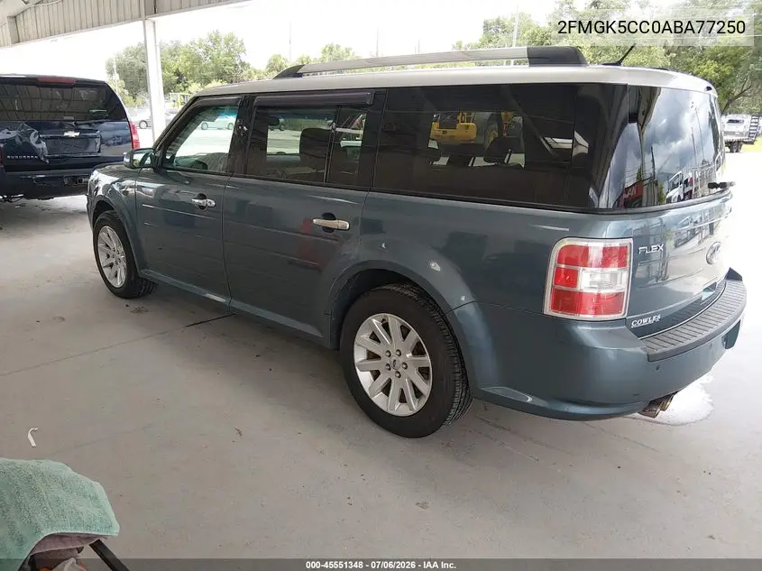 2010 Ford Flex Sel VIN: 2FMGK5CC0ABA77250 Lot: 45551348