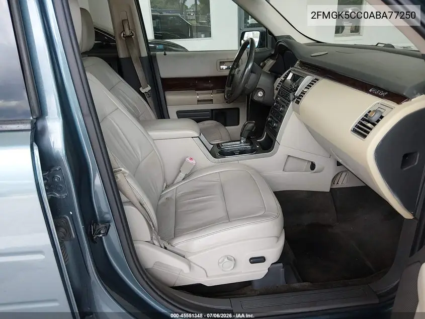 2010 Ford Flex Sel VIN: 2FMGK5CC0ABA77250 Lot: 45551348