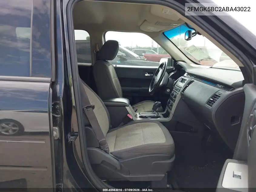 2010 Ford Flex Se VIN: 2FMGK5BC2ABA43022 Lot: 45563016