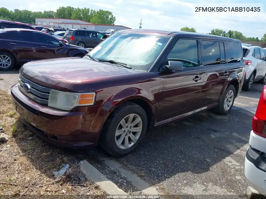 2010 Ford Flex Se VIN: 2FMGK5BC1ABB10435 Lot: 45571056
