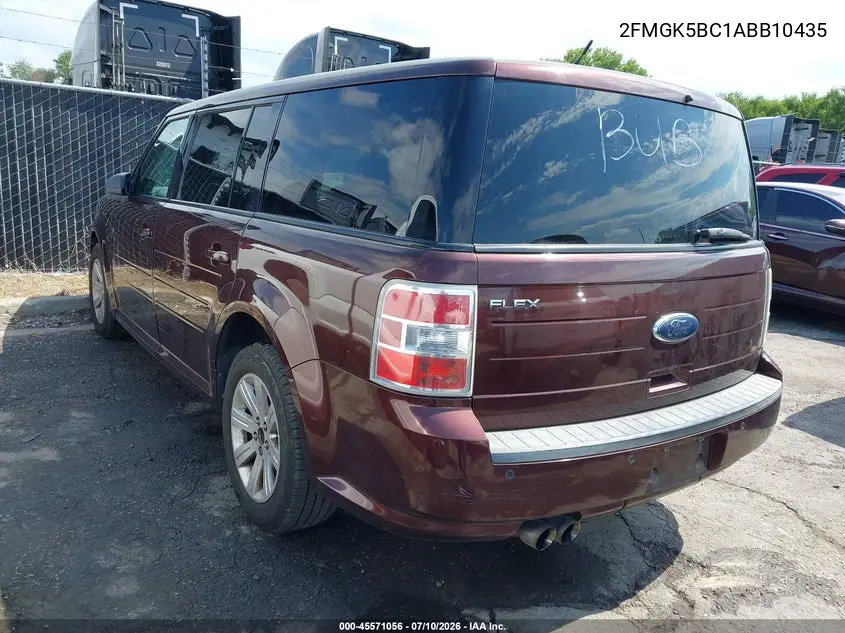 2010 Ford Flex Se VIN: 2FMGK5BC1ABB10435 Lot: 45571056