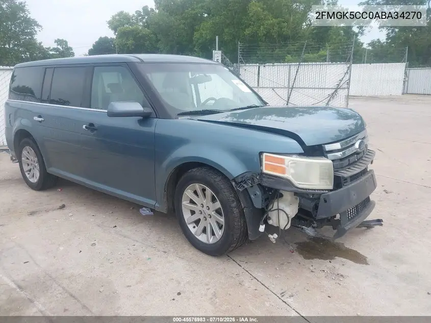 2010 Ford Flex Sel VIN: 2FMGK5CC0ABA34270 Lot: 45576983