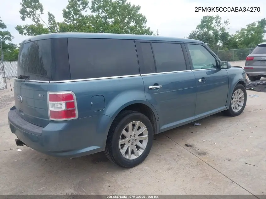 2010 Ford Flex Sel VIN: 2FMGK5CC0ABA34270 Lot: 45576983