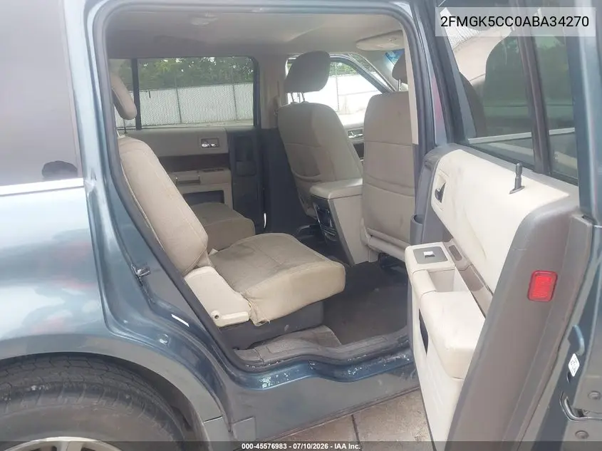 2010 Ford Flex Sel VIN: 2FMGK5CC0ABA34270 Lot: 45576983