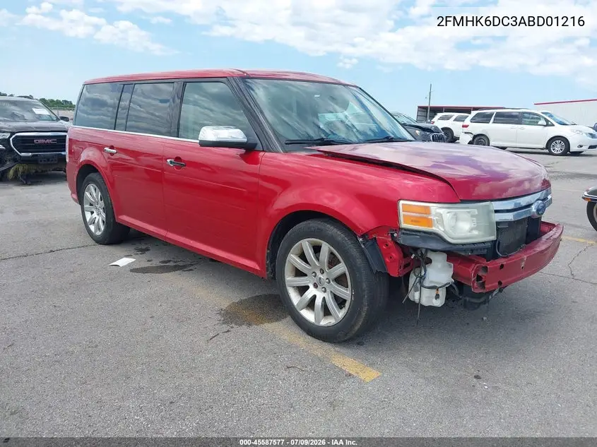 2010 Ford Flex Limited VIN: 2FMHK6DC3ABD01216 Lot: 45587577