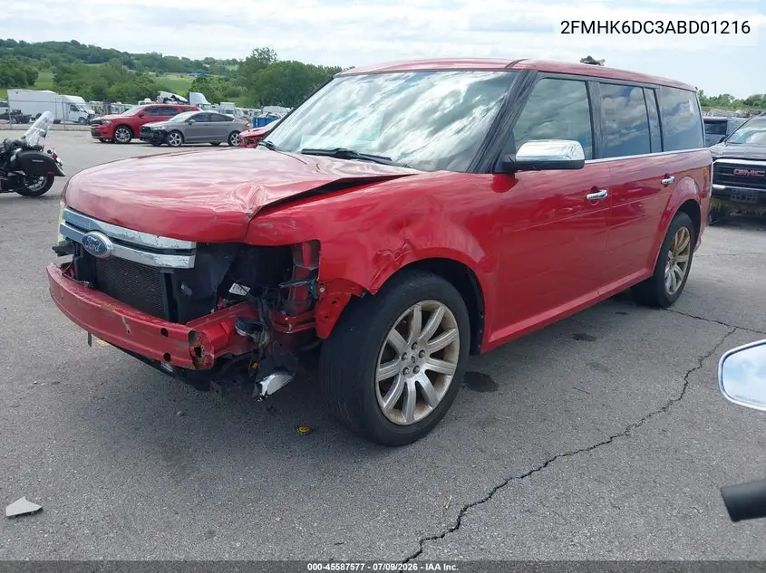 2010 Ford Flex Limited VIN: 2FMHK6DC3ABD01216 Lot: 45587577
