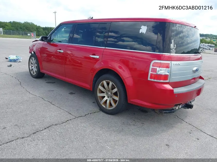 2010 Ford Flex Limited VIN: 2FMHK6DC3ABD01216 Lot: 45587577