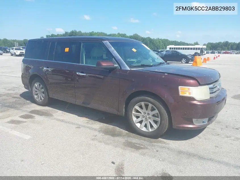 2010 Ford Flex Sel VIN: 2FMGK5CC2ABB29803 Lot: 45612980