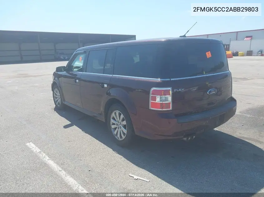 2010 Ford Flex Sel VIN: 2FMGK5CC2ABB29803 Lot: 45612980