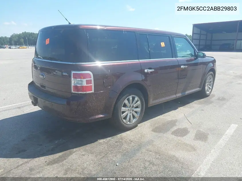 2010 Ford Flex Sel VIN: 2FMGK5CC2ABB29803 Lot: 45612980