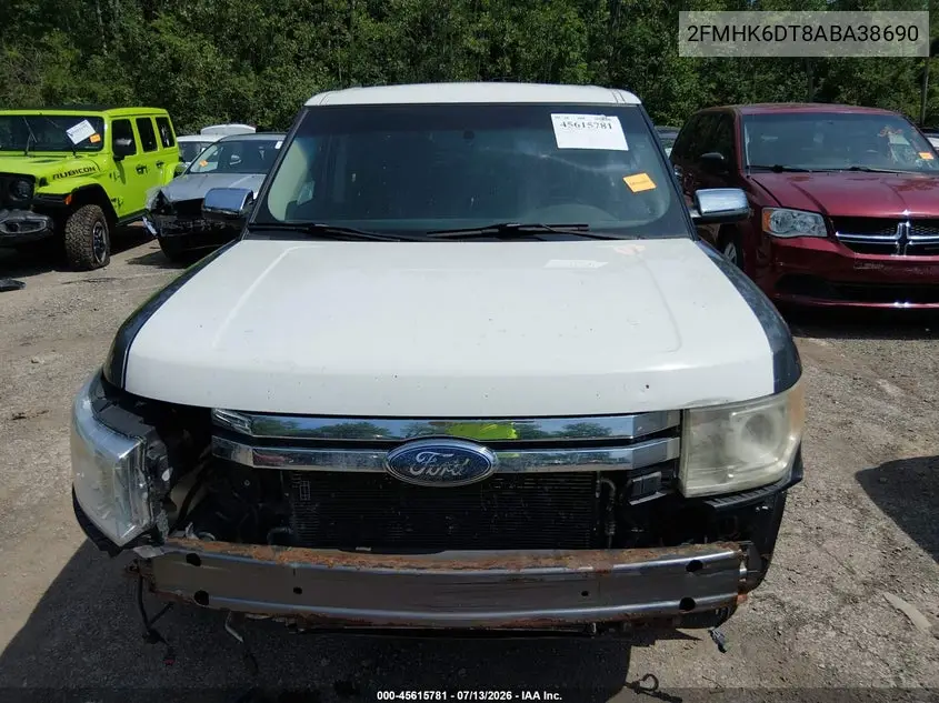 2010 Ford Flex Limited VIN: 2FMHK6DT8ABA38690 Lot: 45615781