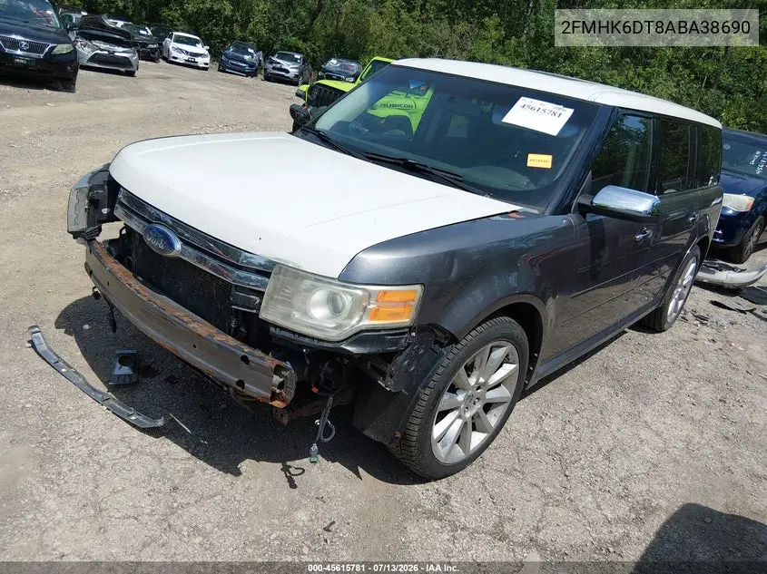 2010 Ford Flex Limited VIN: 2FMHK6DT8ABA38690 Lot: 45615781