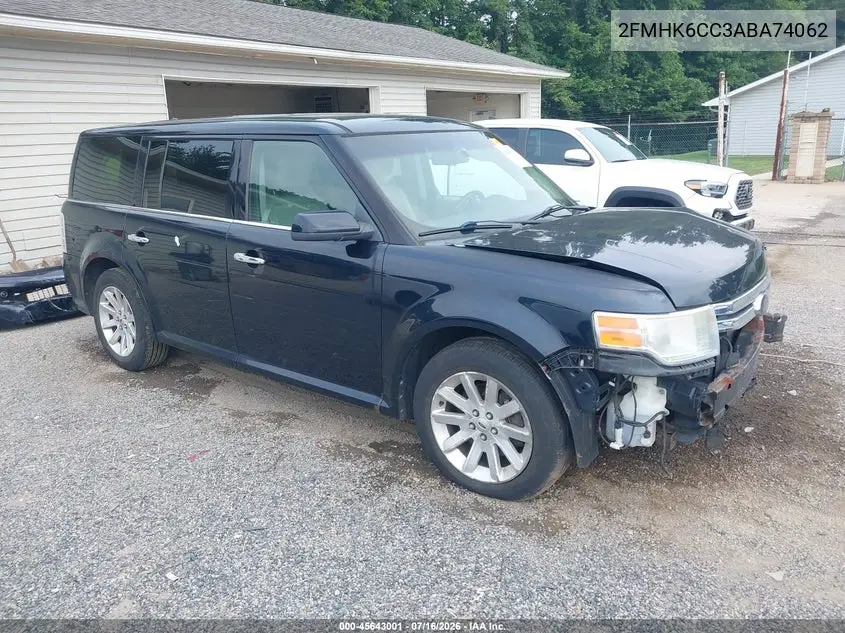 2010 Ford Flex Sel VIN: 2FMHK6CC3ABA74062 Lot: 45643001