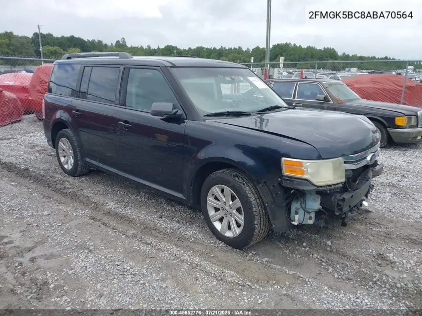 2010 Ford Flex Se VIN: 2FMGK5BC8ABA70564 Lot: 45652776