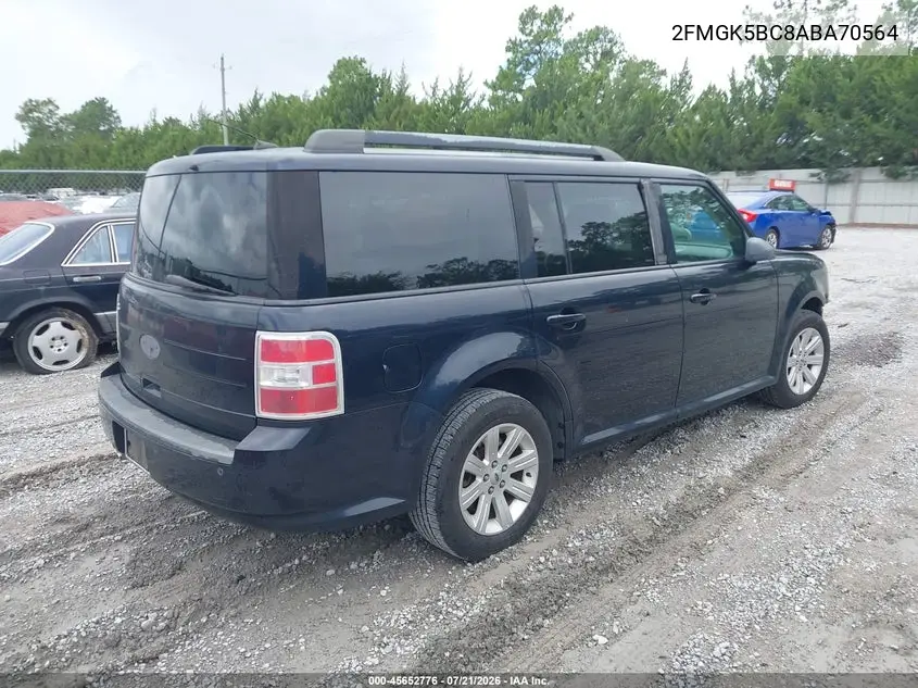 2010 Ford Flex Se VIN: 2FMGK5BC8ABA70564 Lot: 45652776