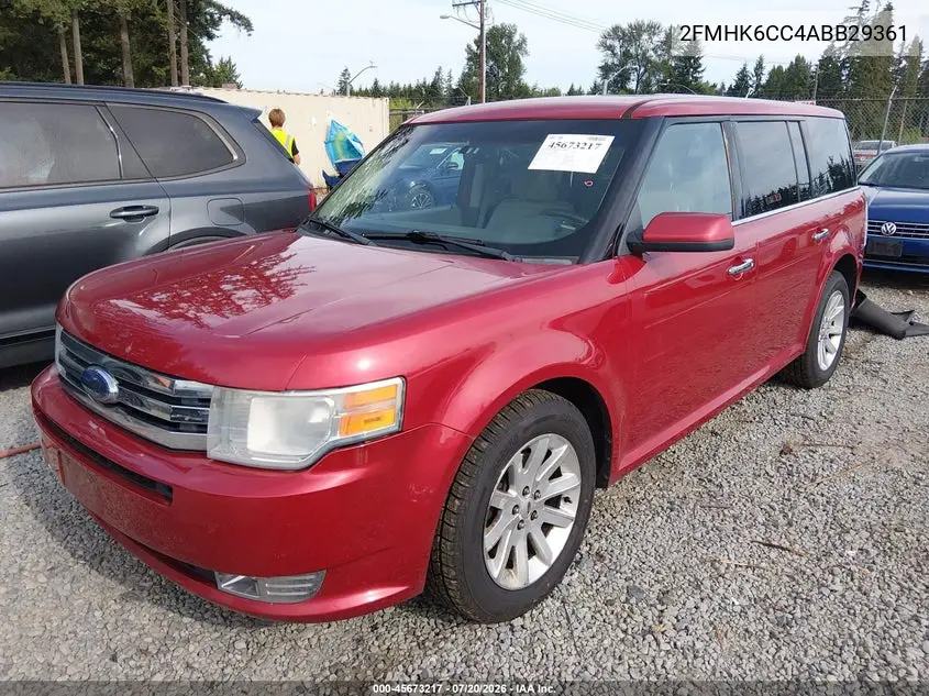 2010 Ford Flex Sel VIN: 2FMHK6CC4ABB29361 Lot: 45673217